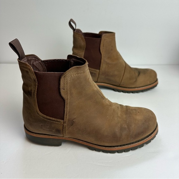 Chaco Fields Chelsea Boots Women's Size 8.5 EU 39.5 Waterproof Leather Brown - Picture 2 of 8